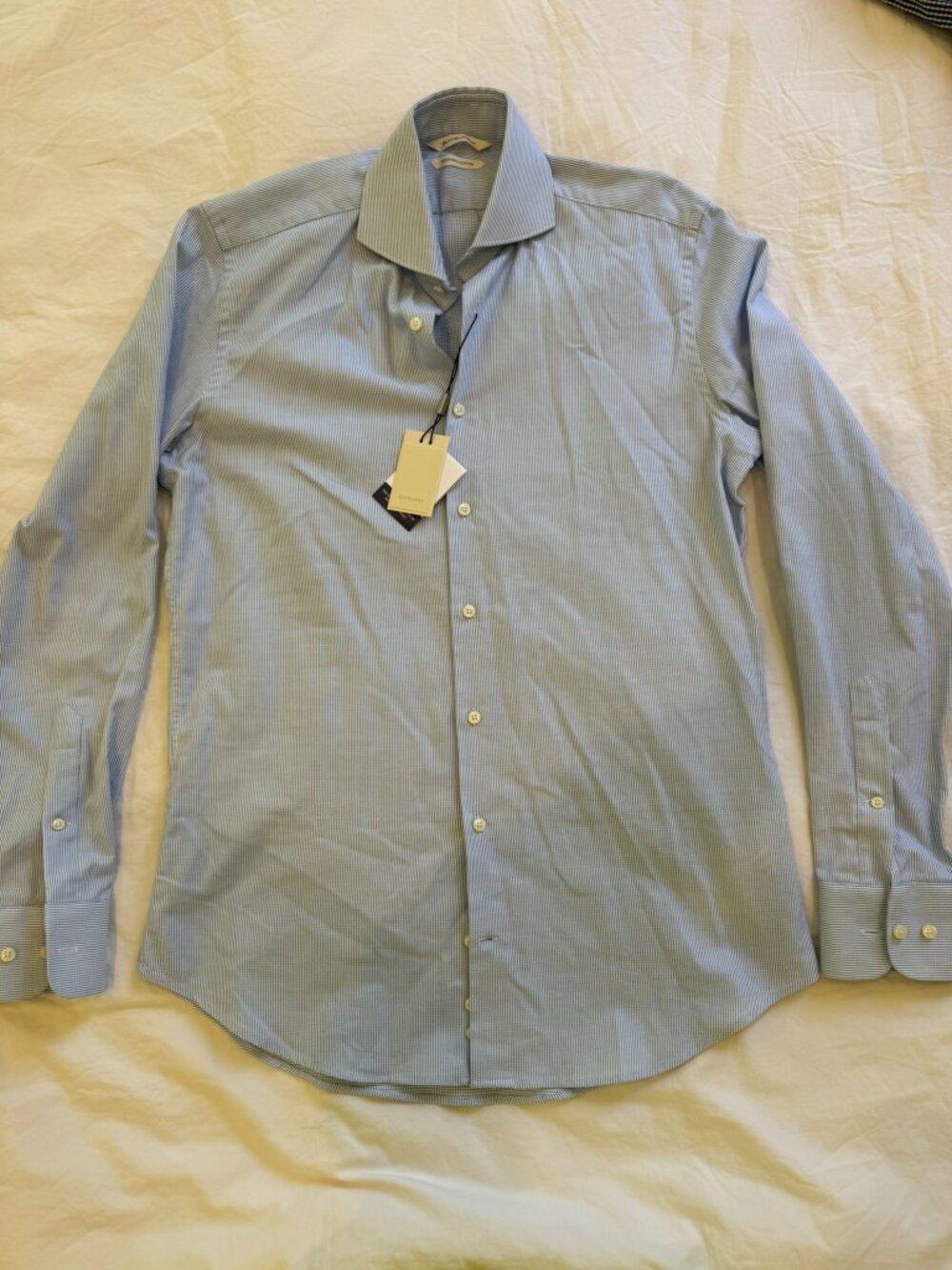 Suit Supply Shirt - Blue Slim Fit